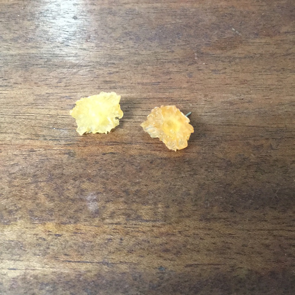 Cool resin earrings
